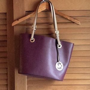 Michael Kors burgundy purse